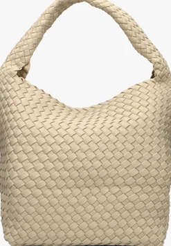 beige marrea schoudertas bucket