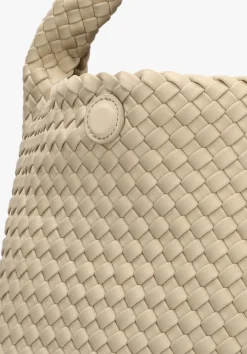 beige marrea schoudertas bucket