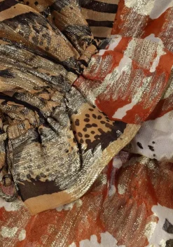 beige mes demoiselles jurken lorena