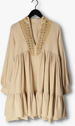 beige mes demoiselles mini jurk dress noma