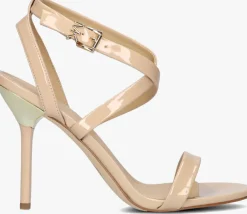 beige michael kors sandalen asha