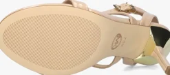 beige michael kors sandalen asha