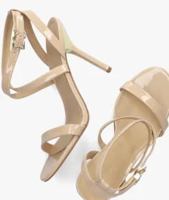 beige michael kors sandalen asha