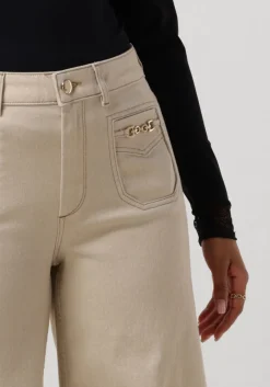 beige mos mosh wide jeans colette shimmer pants