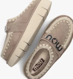 beige mou instappers bounce clog
