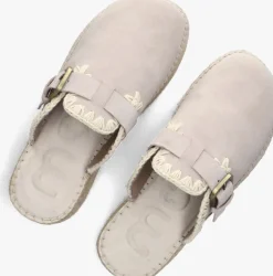 beige mou instappers jute clog plain sue