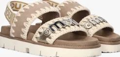 beige mou sandalen new bio sandal
