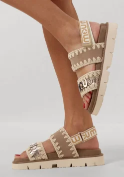 beige mou sandalen new bio sandal