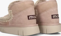 beige mou vachtlaarzen eskimo bounce sneaker