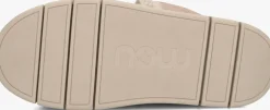 beige mou vachtlaarzen eskimo bounce sneaker