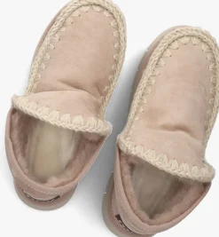 beige mou vachtlaarzen eskimo bounce sneaker