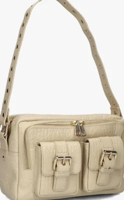 beige núnoo schoudertas ellie buckle new zealand