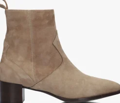 beige notre-v enkellaarsjes 63231