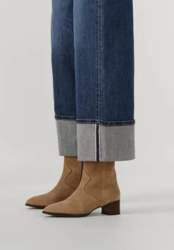 beige notre-v enkellaarsjes 63231