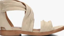 beige notre-v platte sandalen 1gamba102