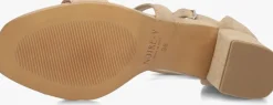 beige notre-v sandalen met hak 16036