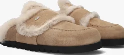 beige nubikk instappers teddy fur