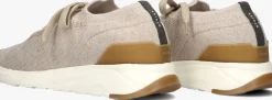 beige nubikk lage sneakers weston knitto