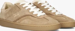 beige nubikk lage sneakers ray owen