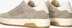 beige nubikk lage sneakers basket court miele