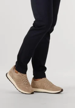 beige nubikk lage sneakers glen hendrix