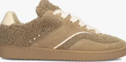 beige nubikk lage sneakers ray owen studs