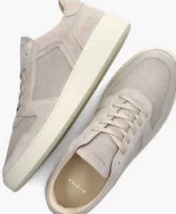 beige nubikk lage sneakers jiro luca