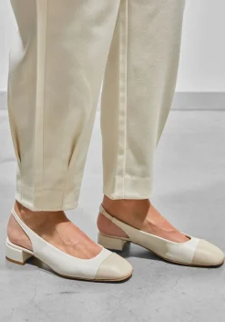 beige odare slingbacks girona