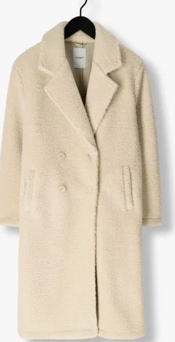beige penn & ink mantel coat w25c309