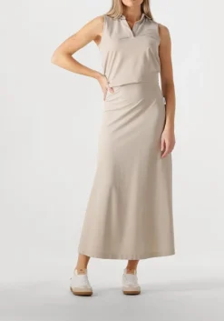 beige penn & ink midirok skirt