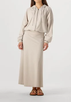 beige penn & ink midirok skirt