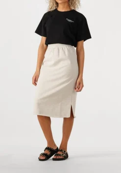 beige penn & ink midirok skirt
