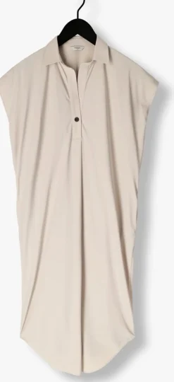 beige penn & ink mini jurk dress