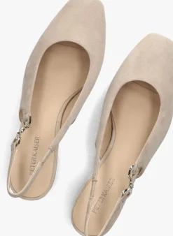 beige peter kaiser slingbacks 79541