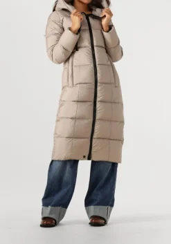 beige peuterey gewatteerde jas nunki mqn 02