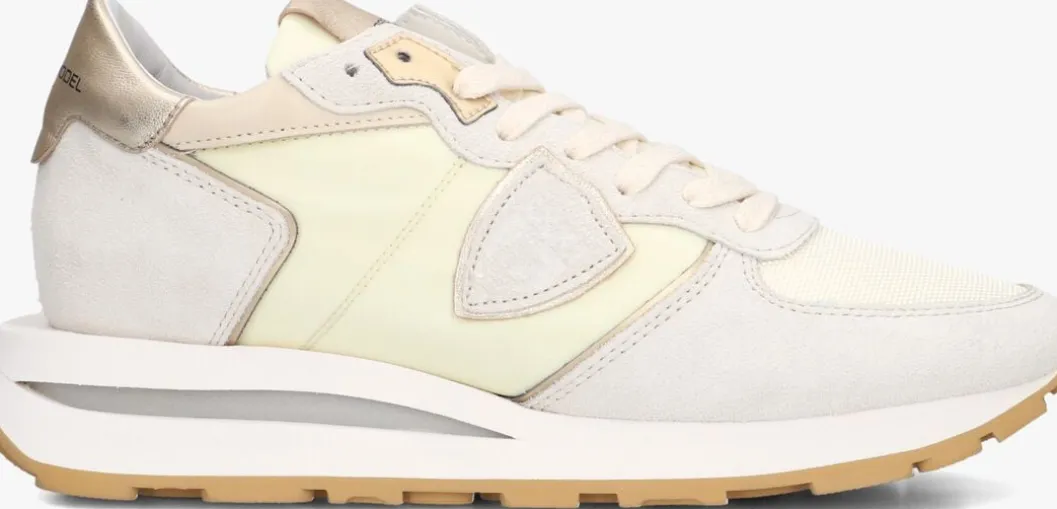 beige philippe model lage sneakers tropez haute low woman