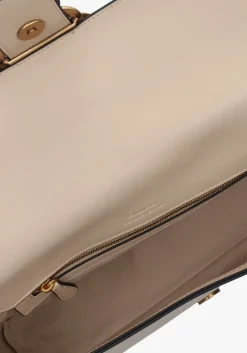 beige pinko schoudertas love one classic slouchy