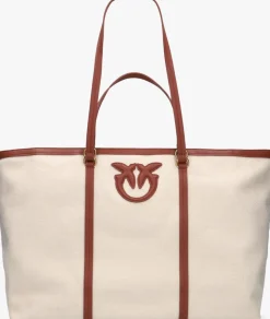 beige pinko shopper miranda shopper extra