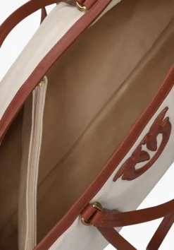 beige pinko shopper miranda shopper extra