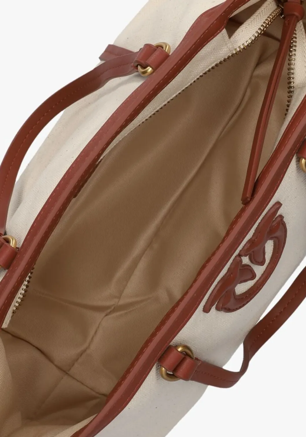 beige pinko shopper miranda shopper classic