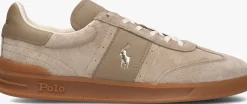 beige polo ralph lauren lage sneakers heritage area