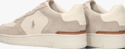 beige polo ralph lauren lage sneakers masters court low top