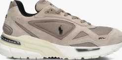 beige polo ralph lauren lage sneakers trackstr 275 low top lace