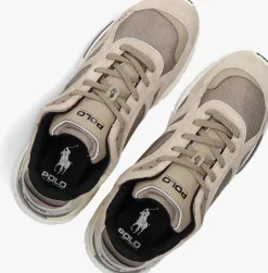 beige polo ralph lauren lage sneakers trackstr 275 low top lace
