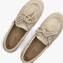 beige posa mocassins boat loafer