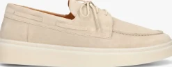 beige posa veterschoenen deckshoe originale