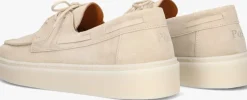 beige posa veterschoenen deckshoe originale