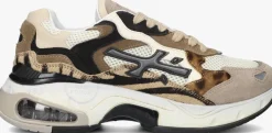 beige premiata lage sneakers sharky-d