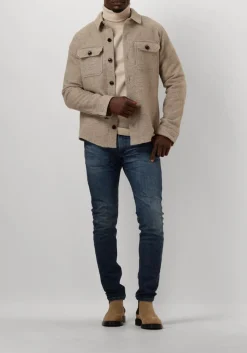 beige profuomo coltrui pullover roll neck