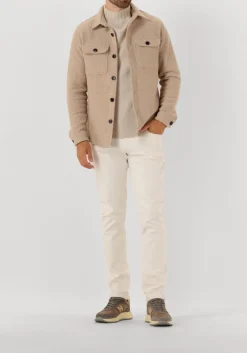 beige profuomo coltrui pullover mock neck boiled wool